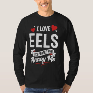 Ik hou van palingen grafisch - het zijn mensen die t-shirt