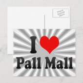 Ik hou van Pall Mall Briefkaart (Voorkant / Achterkant)