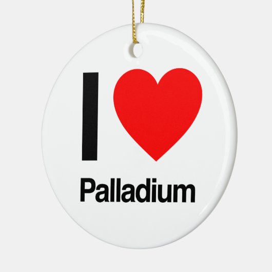 ik hou van palladium keramisch ornament (Links)