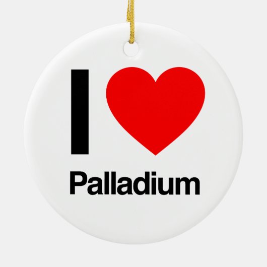 ik hou van palladium keramisch ornament (Achterkant)