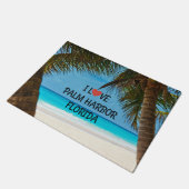 Ik hou van Palm Harbour, Florida Deurmat (Schuin)