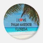 Ik hou van Palm Harbour, Florida Magneet (Voorkant)