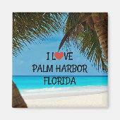 Ik hou van Palm Harbour, Florida Magneet (Voorkant)