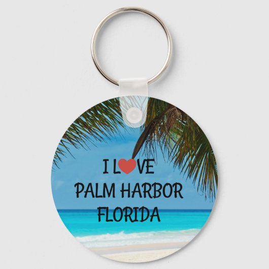 Ik hou van Palm Harbour, Florida Sleutelhanger (Voorkant)