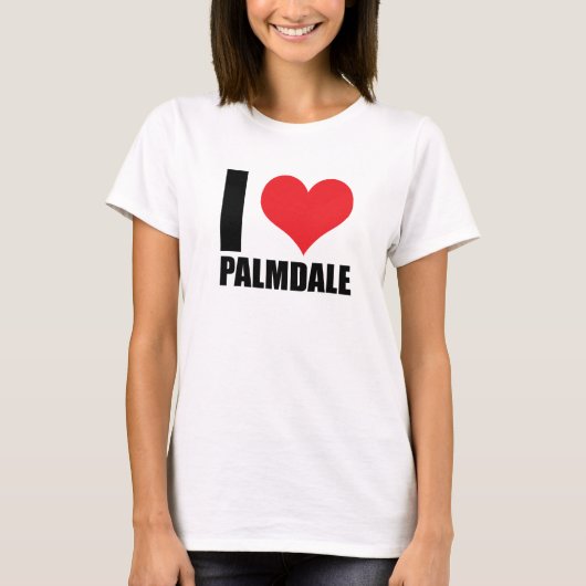 Ik hou van Palmdale T-shirt (Voorkant)
