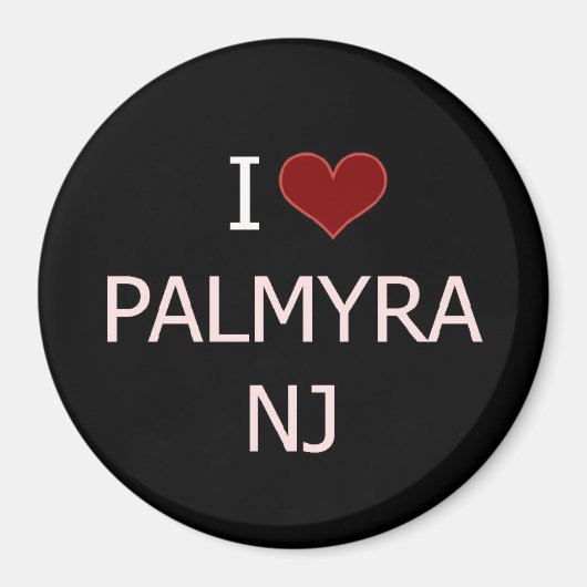 Ik hou van Palmyra, NJ Magneet (Voorkant)