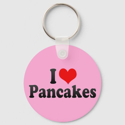Ik hou van pancakes sleutelhanger (Voorkant)