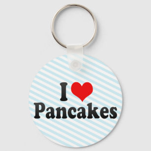 Ik hou van pancakes sleutelhanger