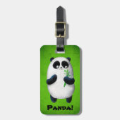 Ik hou van Panda Bagagelabel (Voorkant verticaal)