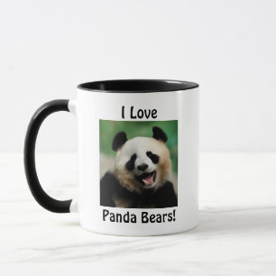 Ik hou van panda beren mok
