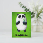Ik hou van Panda Briefkaart (Staand voorkant)