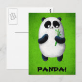 Ik hou van Panda Briefkaart (Voorkant / Achterkant)