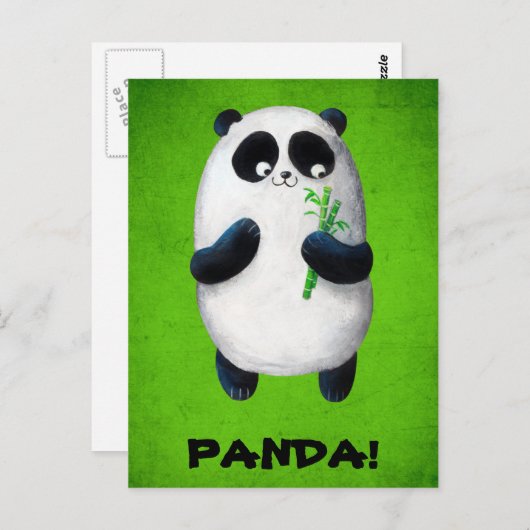 Ik hou van Panda Briefkaart (Voorkant / Achterkant)