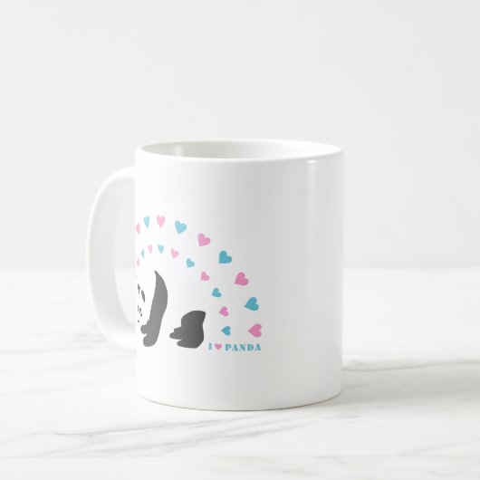 Ik hou van Panda Koffiemok (Voorkant links)