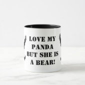 Ik hou van Panda, maar ze is een Beer Mok (Midden)