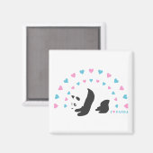 Ik hou van Panda Magneet (Voorkant / Achterkant)