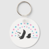 Ik hou van Panda Sleutelhanger (Voorkant)