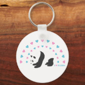 Ik hou van Panda Sleutelhanger (Voorkant)