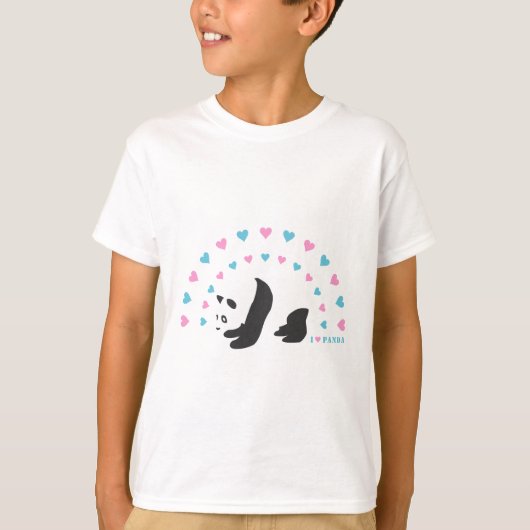 Ik hou van Panda T-shirt (Voorkant)