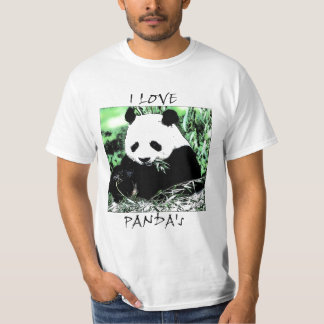ik hou van panda t-shirt
