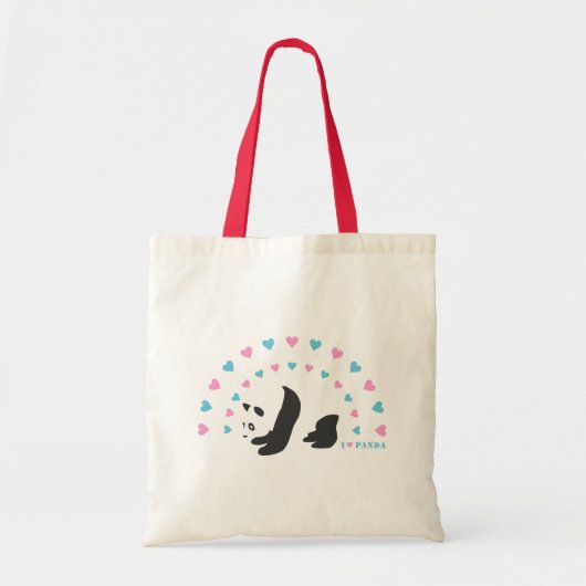 Ik hou van Panda Tote Bag (Voorkant)