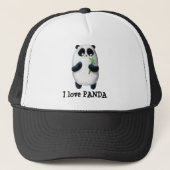 Ik hou van Panda Trucker Pet (Voorkant)