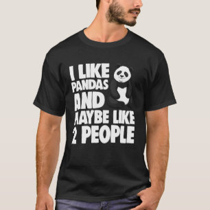 Ik hou van Pandas 2 People Women Beer Panda Love T-shirt