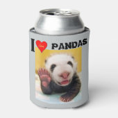 IK HOU VAN PANDA'S BLIKJESKOELER (Blikje Voorkant)