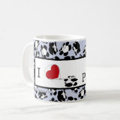 Ik hou van panda's koffiemok (Voorkant links)