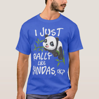 Ik hou van PandasCute Kawaii Panda Lover T-shirt