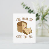 Ik hou van Panettone, oké! Briefkaart (Staand voorkant)