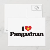 Ik hou van Pangasinan Briefkaart (Voorkant / Achterkant)