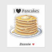 Ik hou van pannenkoeken | lekkere foodie sticker (Vel)