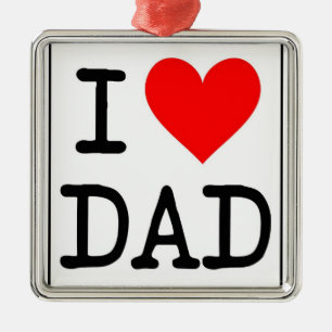 Ik hou van pap Ornament