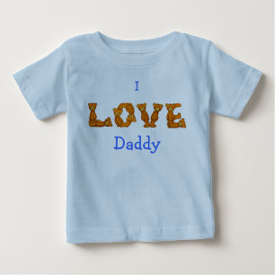 Ik hou van papa Baby~Teddy Bear Alphabet Letter