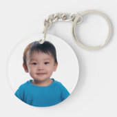 Ik hou van papa Beer best gepersonaliseerd Sleutelhanger (Achterkant)