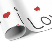 Ik hou van papa cadeaupapier (Rol Hoek)