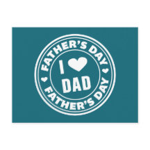 Ik hou van papa Happy Vaderdag | BRIEFKAART