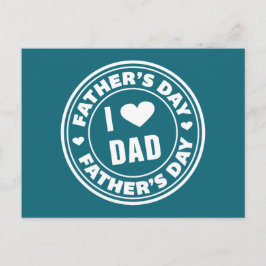 Ik hou van papa Happy Vaderdag | BRIEFKAART