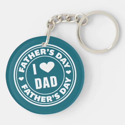 Ik hou van papa Happy Vaderdag | SLEUTELHANGER (Achterkant)