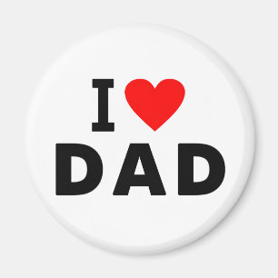 ik hou van papa hart papa sms - bericht vader symb magneet