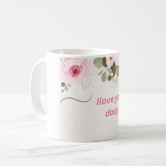 Ik hou van papa koffiemok (Voorkant links)