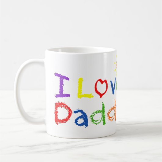 Ik hou van papa koffiemok (Links)