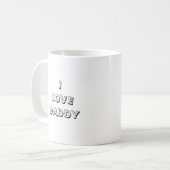 Ik hou van papa koffiemok (Voorkant links)