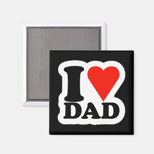 Ik hou van papa Magnet (Voorkant / Achterkant)