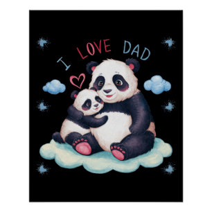 Ik hou van papa perfect poster