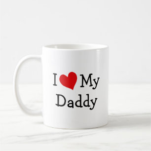 Ik hou van papa Rode Hart Koffiemok