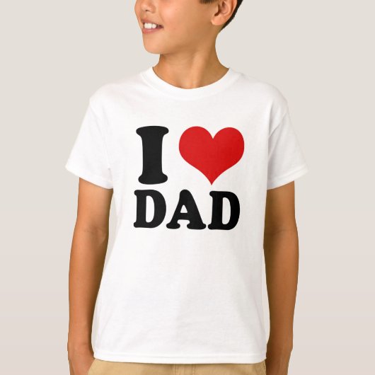 IK HOU VAN PAPA - shirt (Voorkant)