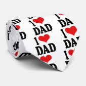 Ik hou van papa stropdas (Opgerold)