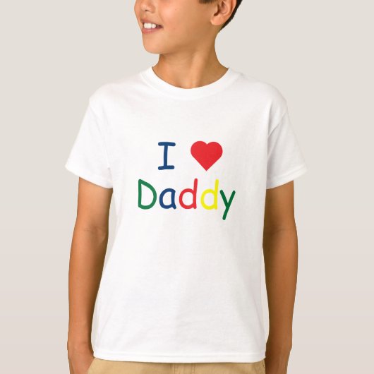 Ik hou van papa t-shirt (Voorkant)